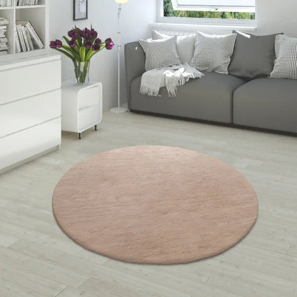 Tapis Rond Doux Muelito - Beige