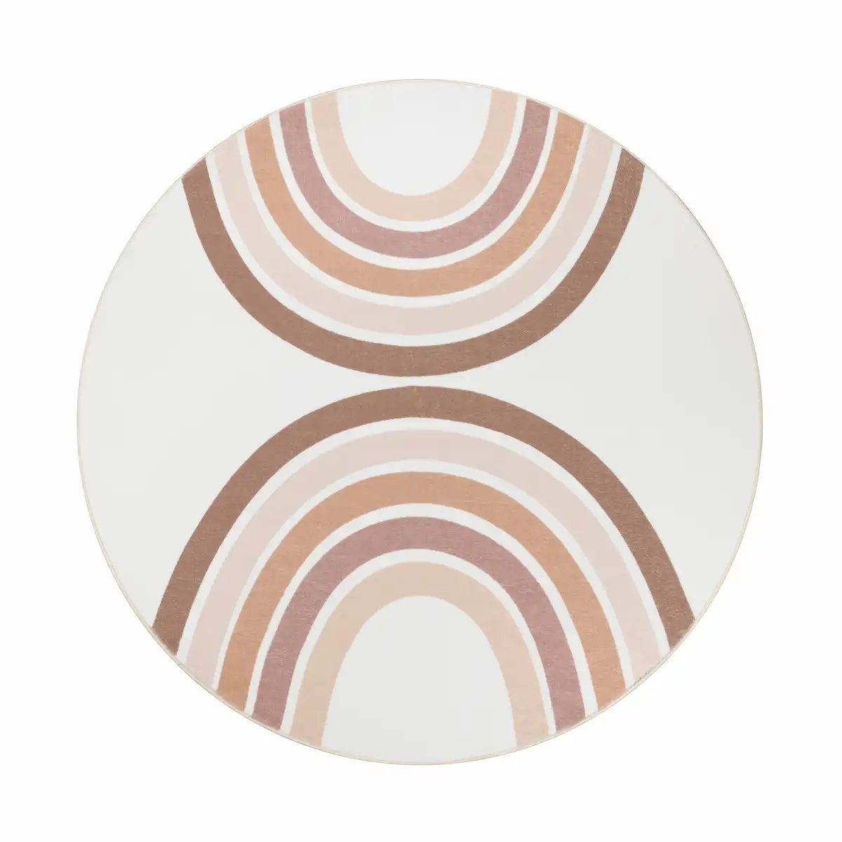 Tapis Rond Enfant Arceau - Fond blanc