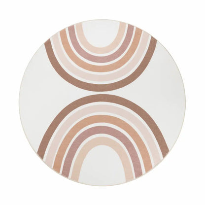Tapis Rond Enfant Arceau - Fond blanc
