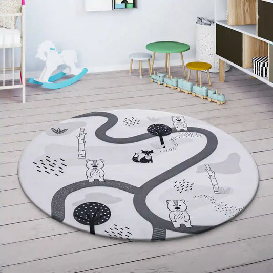 Tapis Rond Enfant Circulo - Tapis chambre enfant