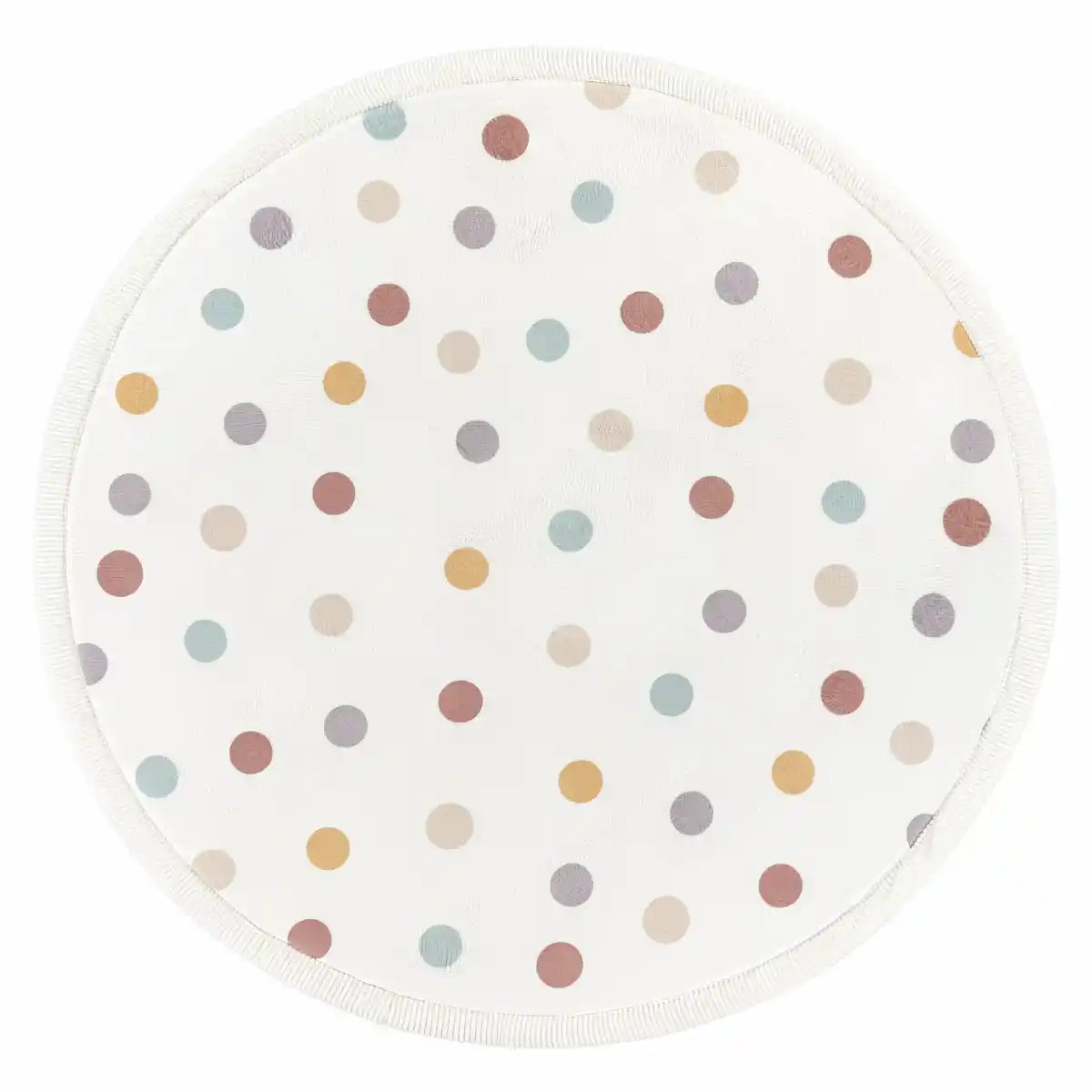 Tapis Rond Enfant Kidy sur fond blanc
