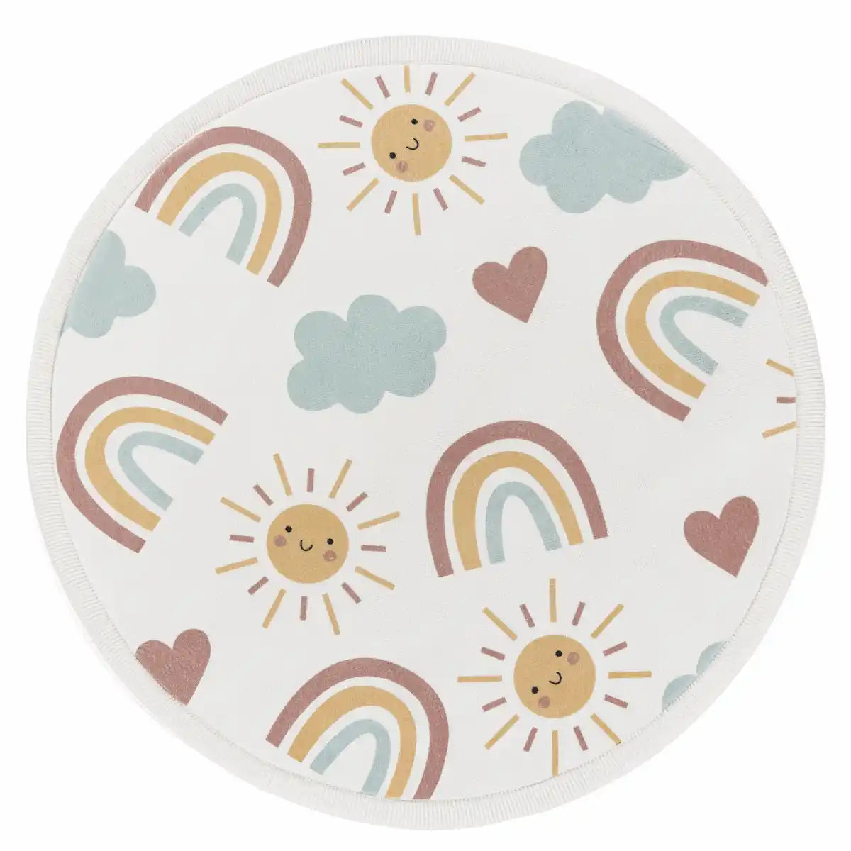 Tapis Rond Enfant Solio sur fond blanc