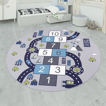 Tapis Rond Marelle Griso - Tapis chambre enfant