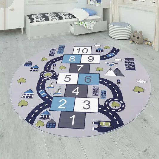Tapis Rond Marelle Griso - Tapis chambre enfant