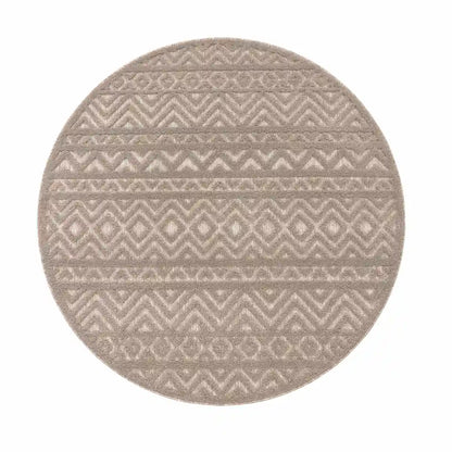 Tapis Rond Zagora Beige