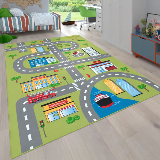 Tapis Route Enfant Nice - Tapis chambre enfant