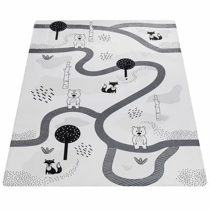 Tapis Route Enfant Polario sur Fond Blanc