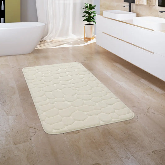 Tapis Salle de Bain Galetto - Crème