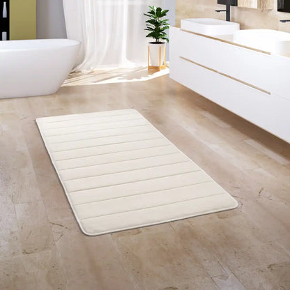 Tapis Salle de Bain Veluva - Crème