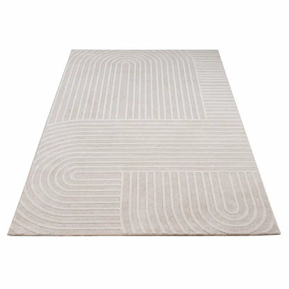 Tapis Scandinave Alena sur fond blanc