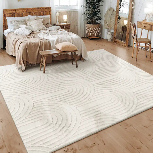 Tapis Scandinave Arco - Crème
