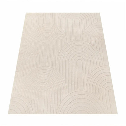 Tapis Scandinave Elnor sur fond blanc