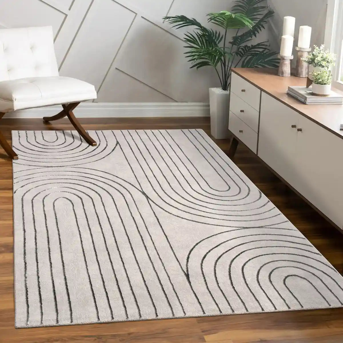 Tapis Scandinave Eñya - Gris
