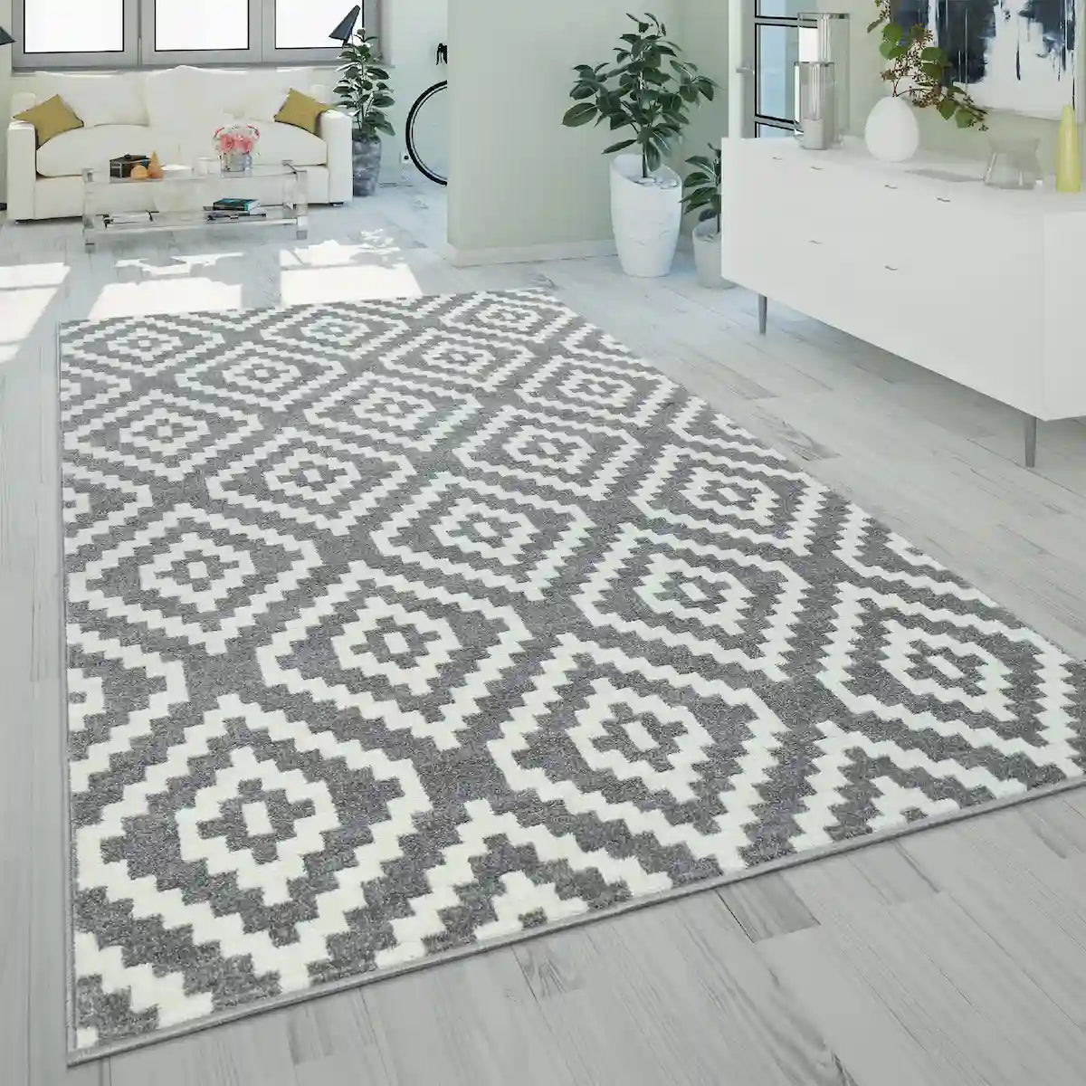 Tapis Scandinave Losato - Gris