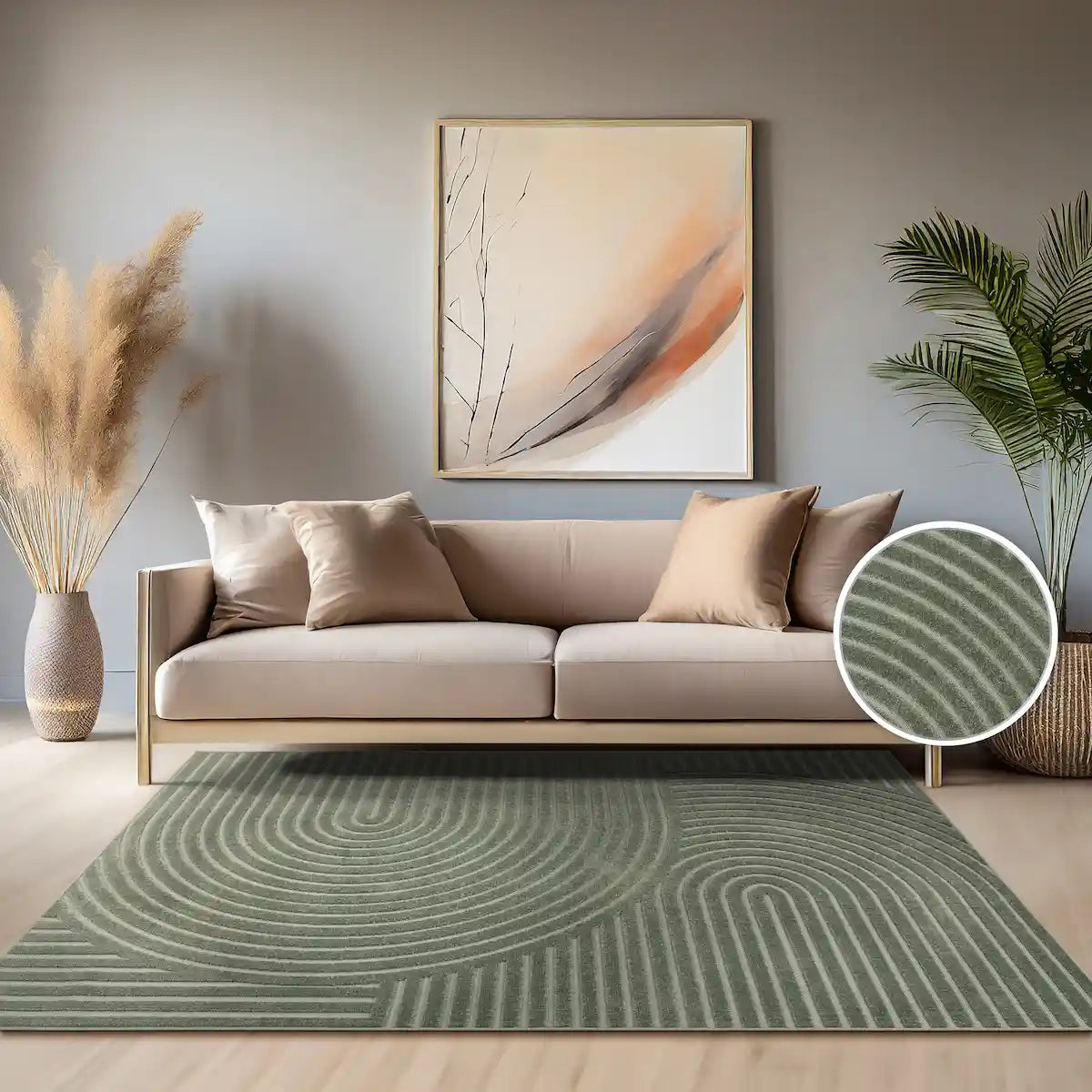 Tapis Scandinave Modevo - Green