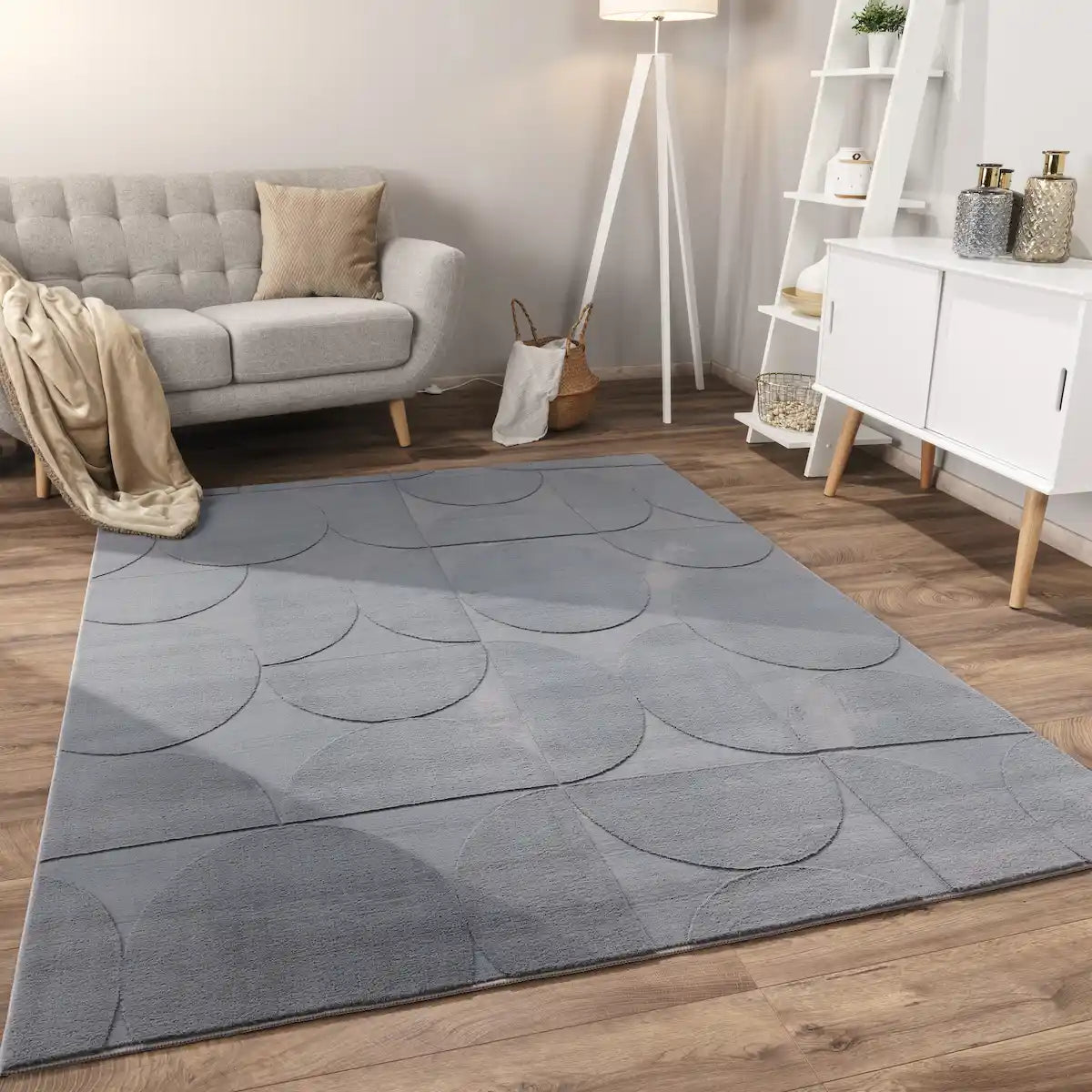 Tapis Scandinave Salino - Tapis Anthracite