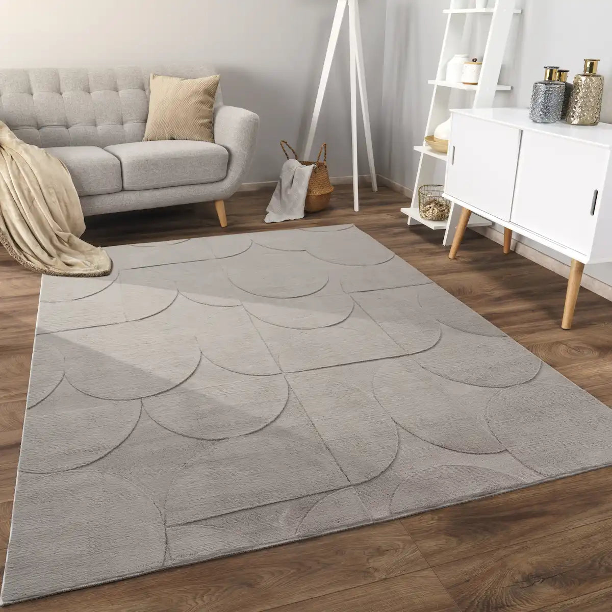 Tapis Scandinave Salino - Tapis Gris
