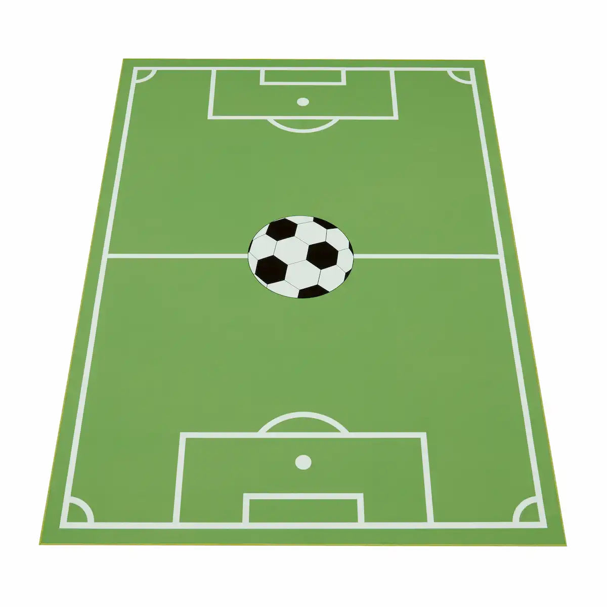 Tapis Terrain de Foot sur fond blanc
