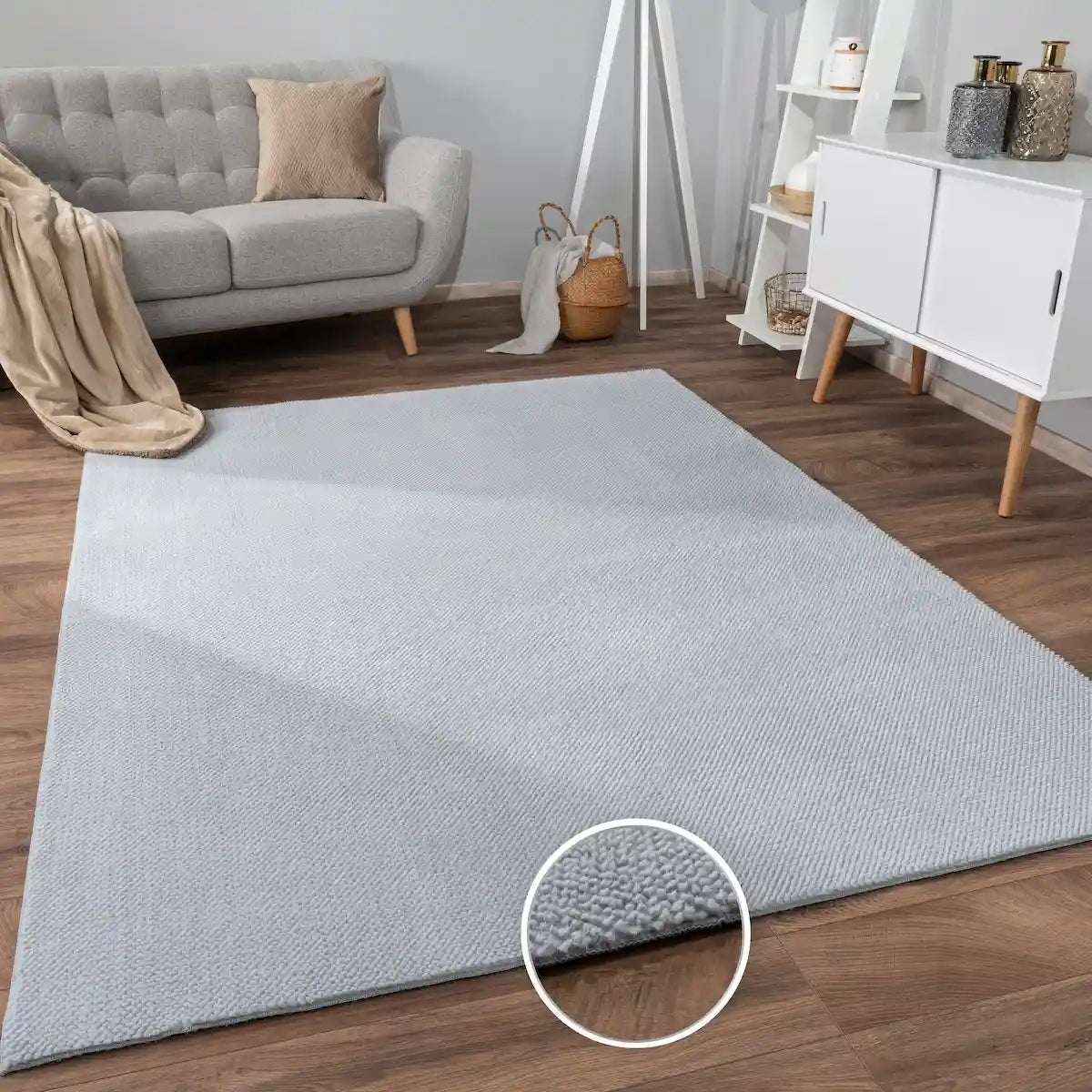 Tapis Uni Borea - Gris