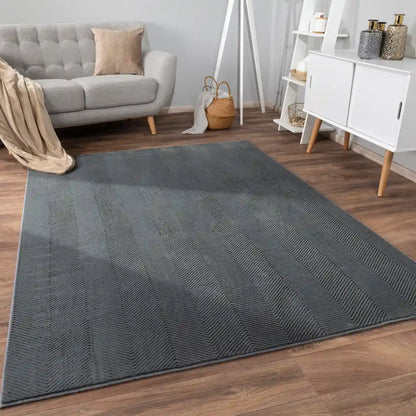 Tapis Uni Devo - Anthracite