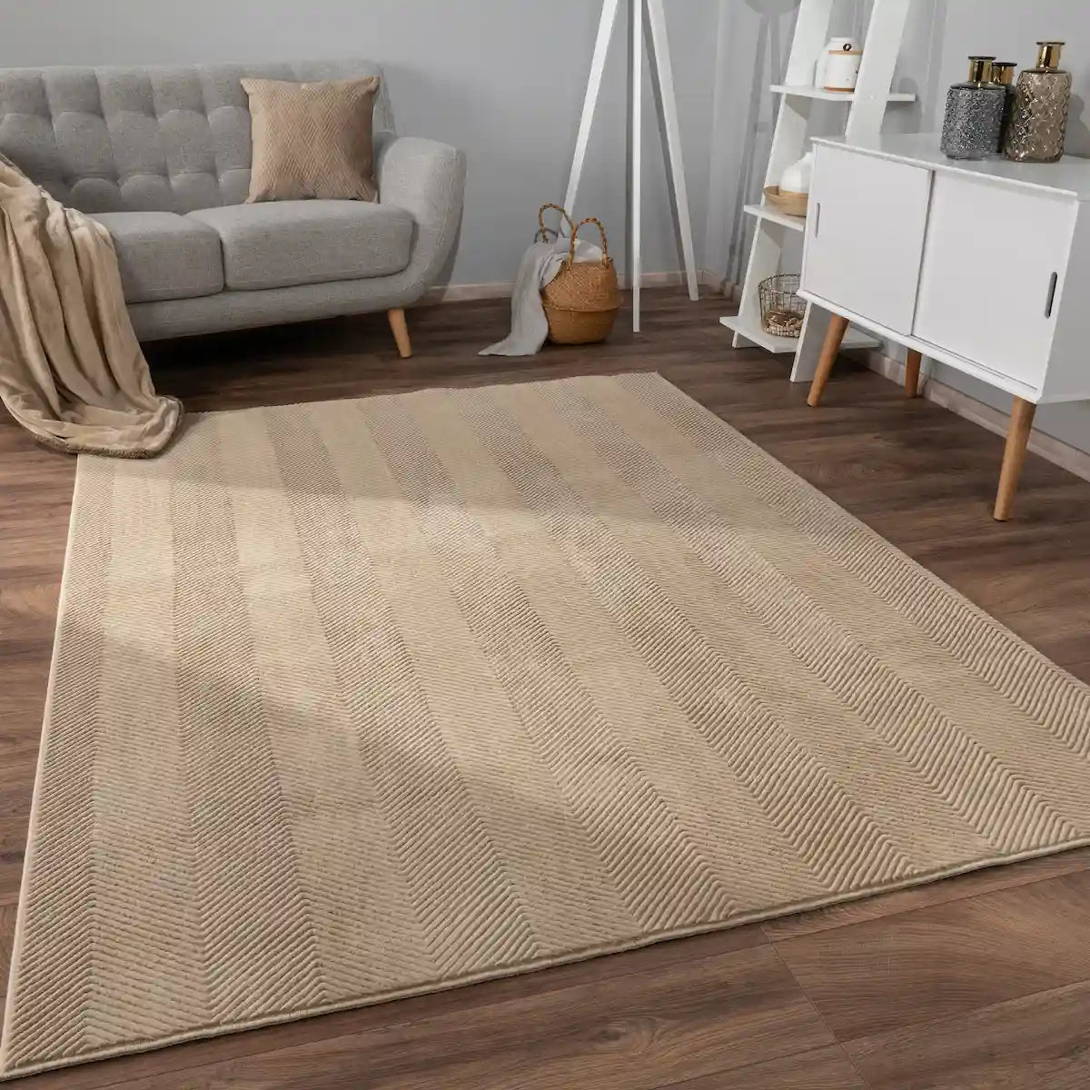 Tapis Uni Devo - Beige