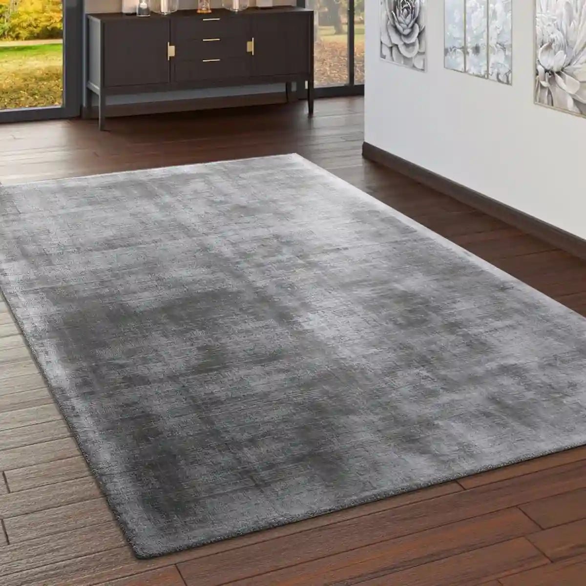 Tapis Uni Manita Gris