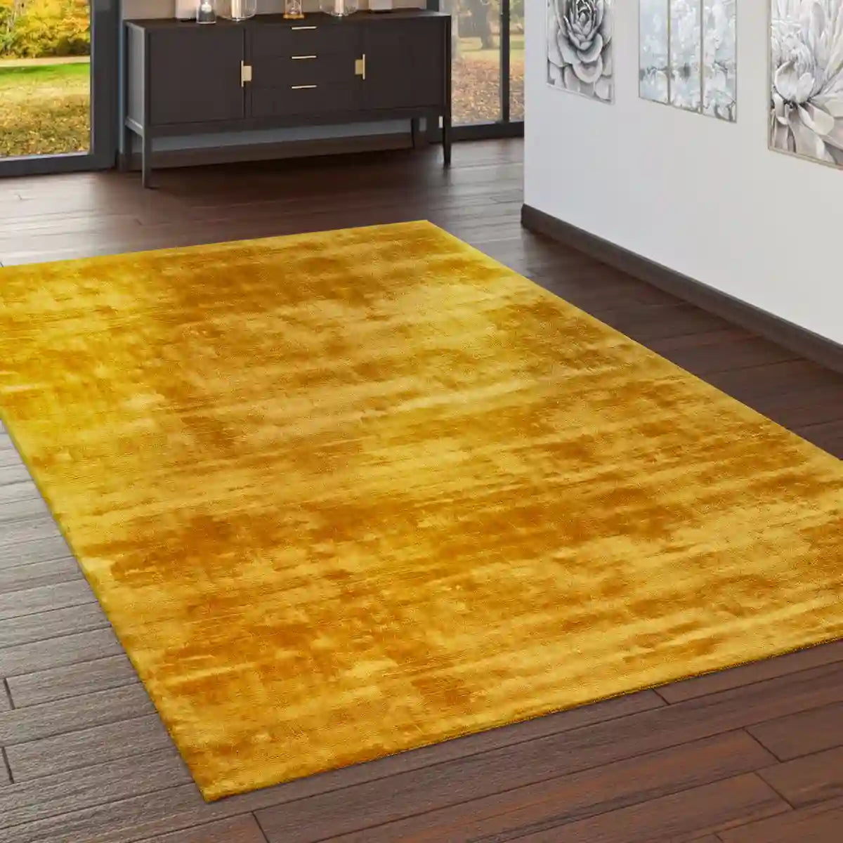 Tapis Uni Manita Jaune