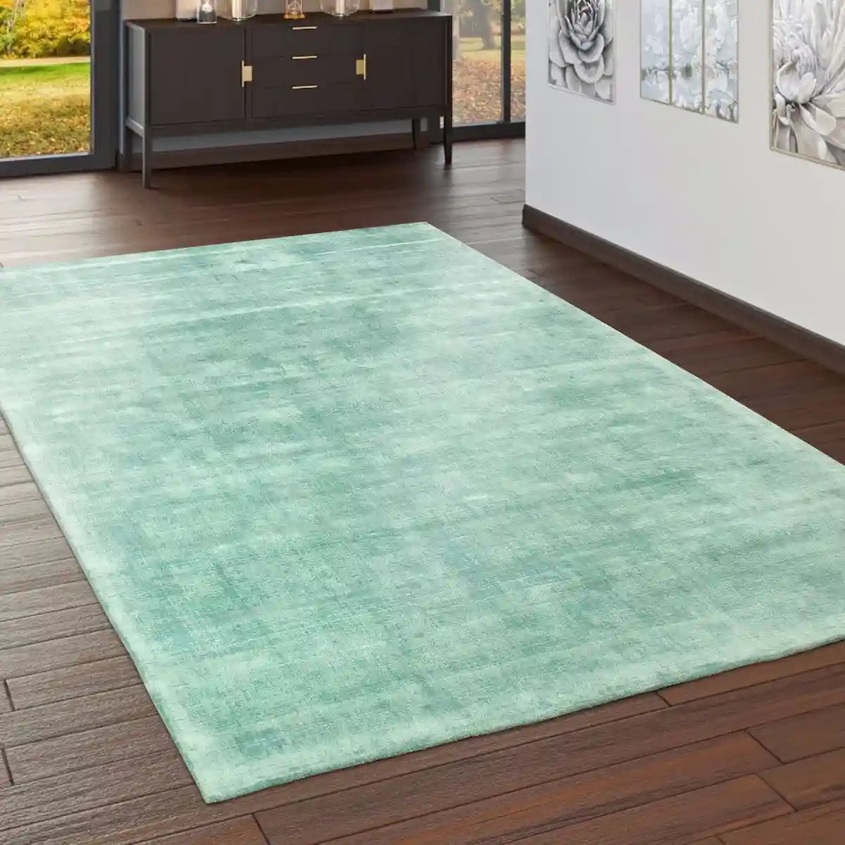 Tapis Uni Manita Vert Patsel