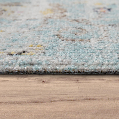 Epaisseur Tapis Rond Vintage Iris