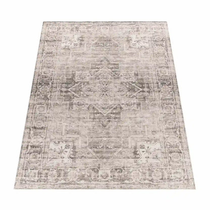 Tapis Vintage Soma Beige sur fond blanc